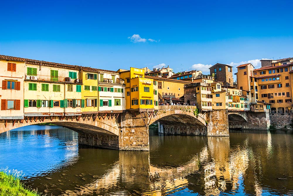 Italian Rivers Italy Arno ponte Vechio Toscane