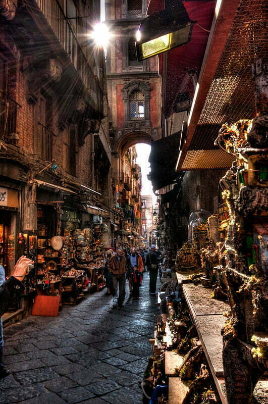 Christmas in Naples Via San Gregorio Armeno