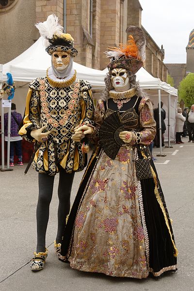 traditional italian clothing costume Venice